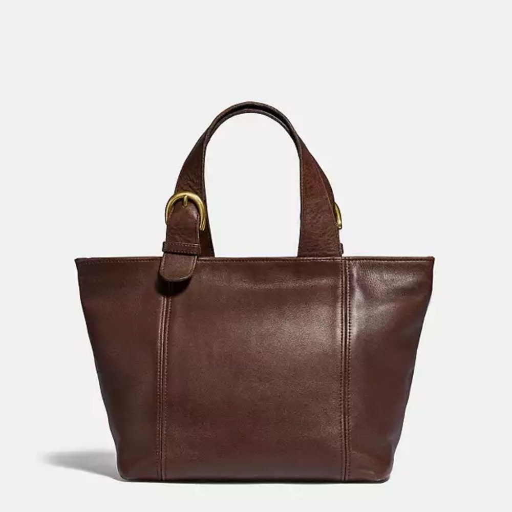 Coach Waverly Brown Leather Tote Bag